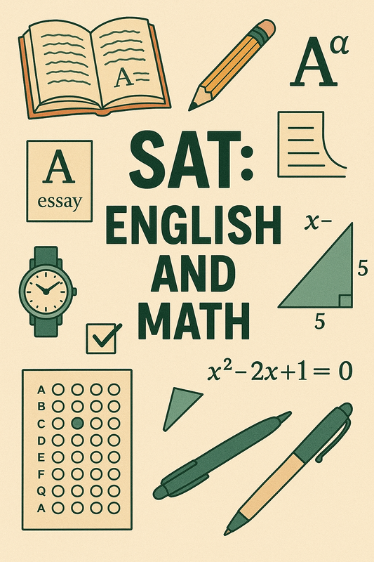 SAT English & Math: Past Papers (2016 - 2025)